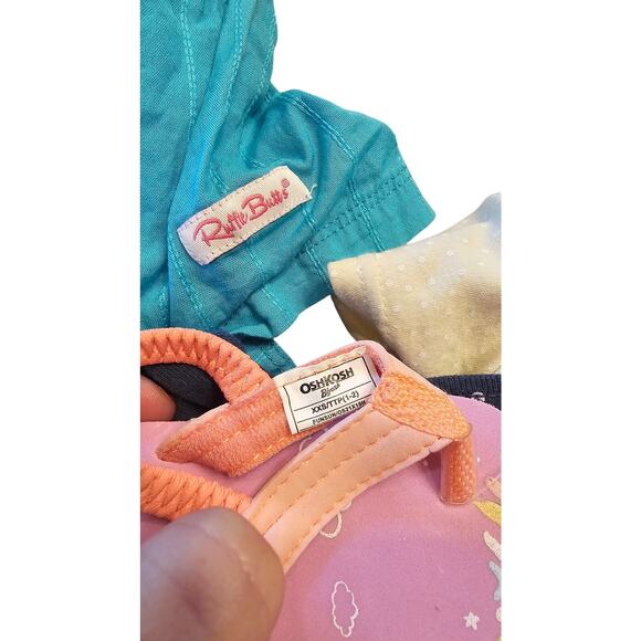 3 / 6 month lot baby girl mixed brands dress pants shoes shirts lot of 11 - Picture 4 of 5